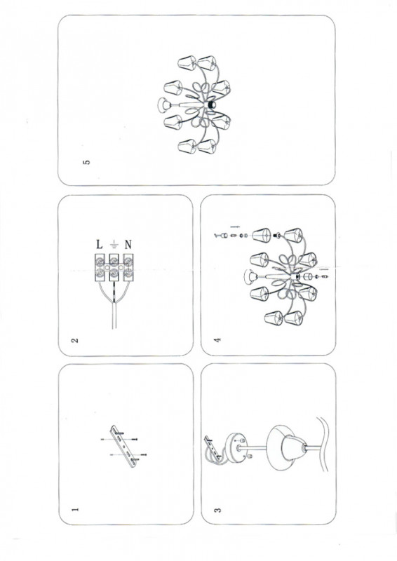 Люстра на штанге Lightstar 814097