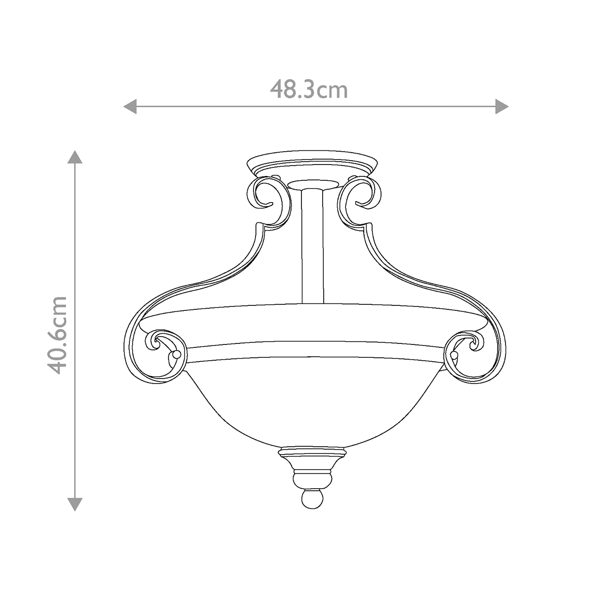 Потолочный светильник Hinkely Lighting, Арт. HK-CELLO-SF