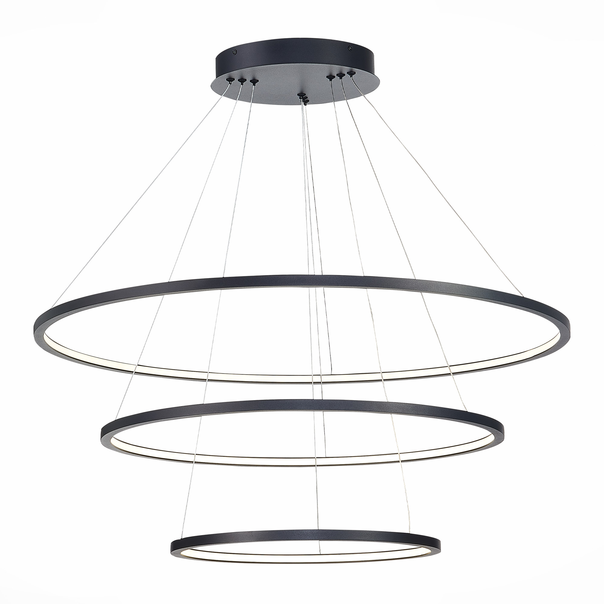 ST603.443.114 Светильник подвесной ST-Luce Черный/Белый LED 1*114W 4000K Подвесные светильники