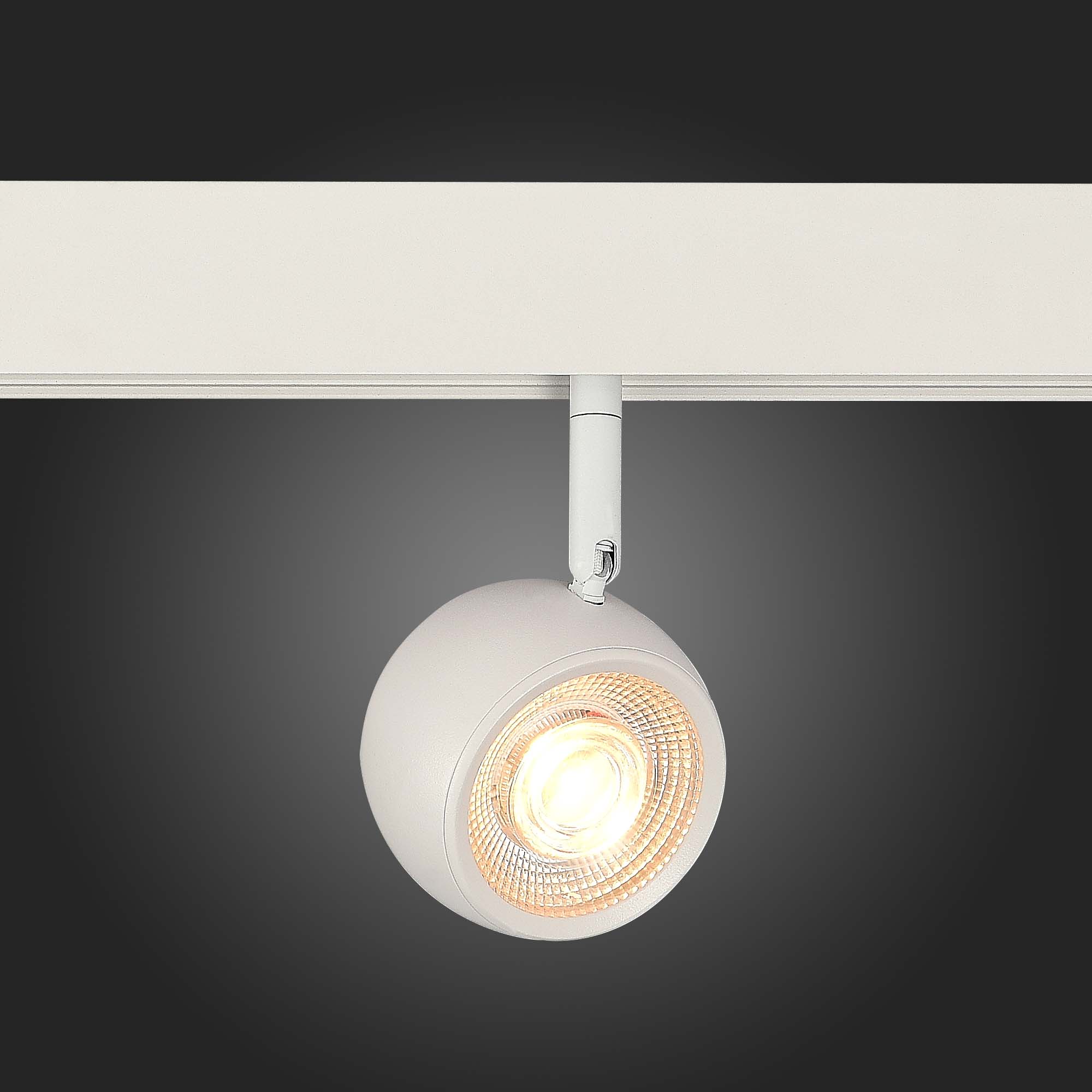 ST355.536.10 Магнитный трековый светильник Белый LED 1*10W 3000K 470Lm Ra>80 36° IP20 L120xW50xH176 SKYLINE 48