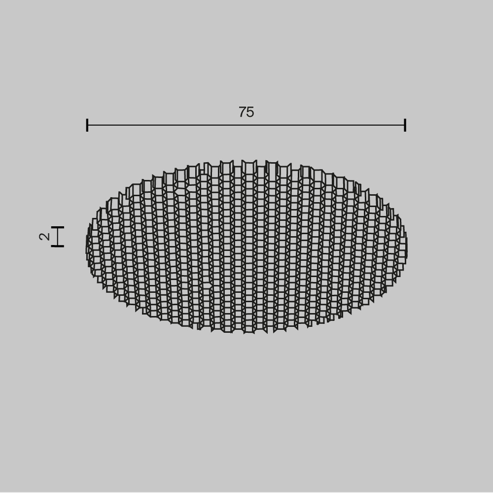 Комплектующие для светильника Technical HoneyComb-D75