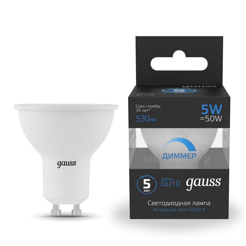 Светодиодная лампа Gauss 101506305-D