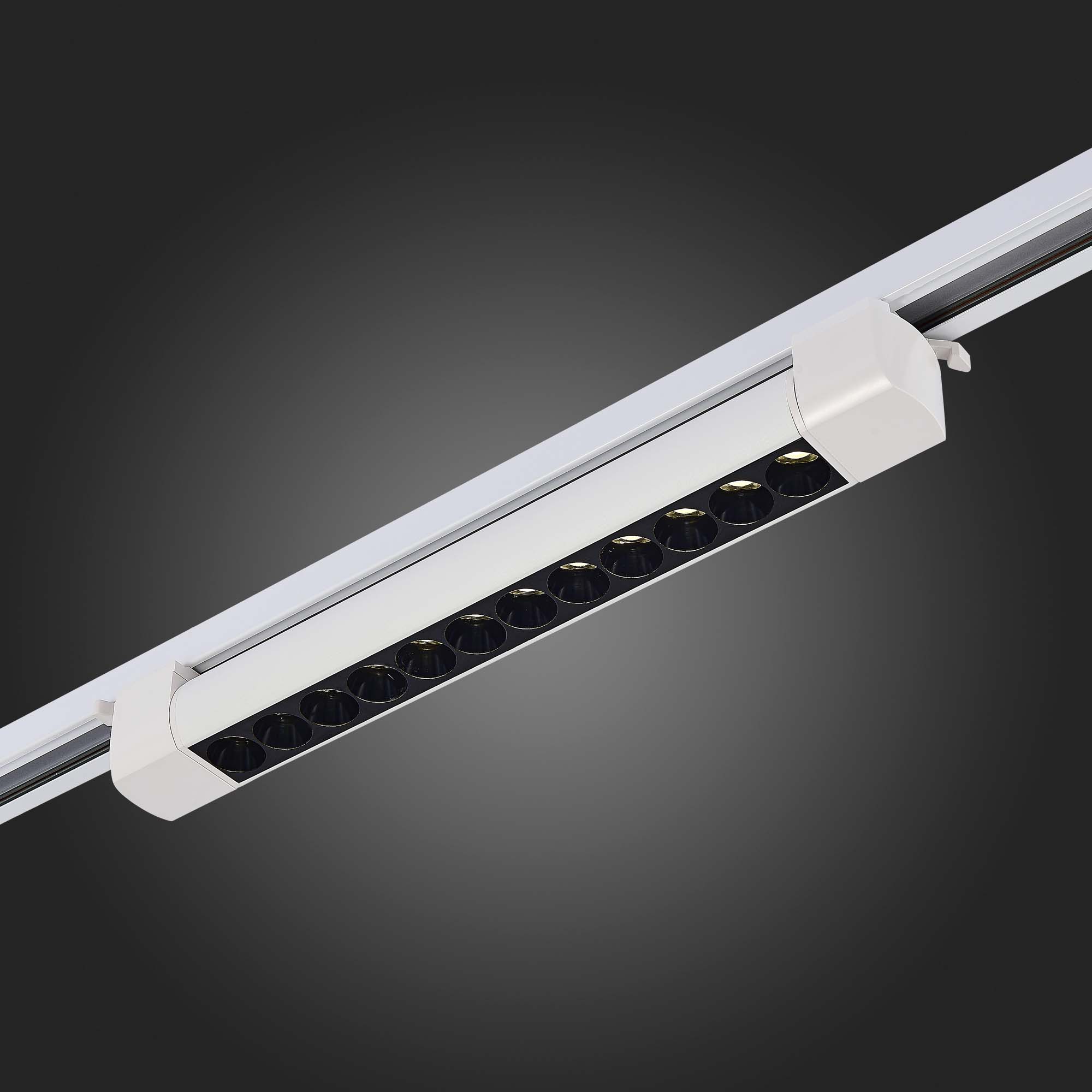 ST367.546.20 Св-к трек. Белый LED 1*20W 4000K 1 750Lm Ra>90 36° IP20 L387xW49xH54 170-240V BASE