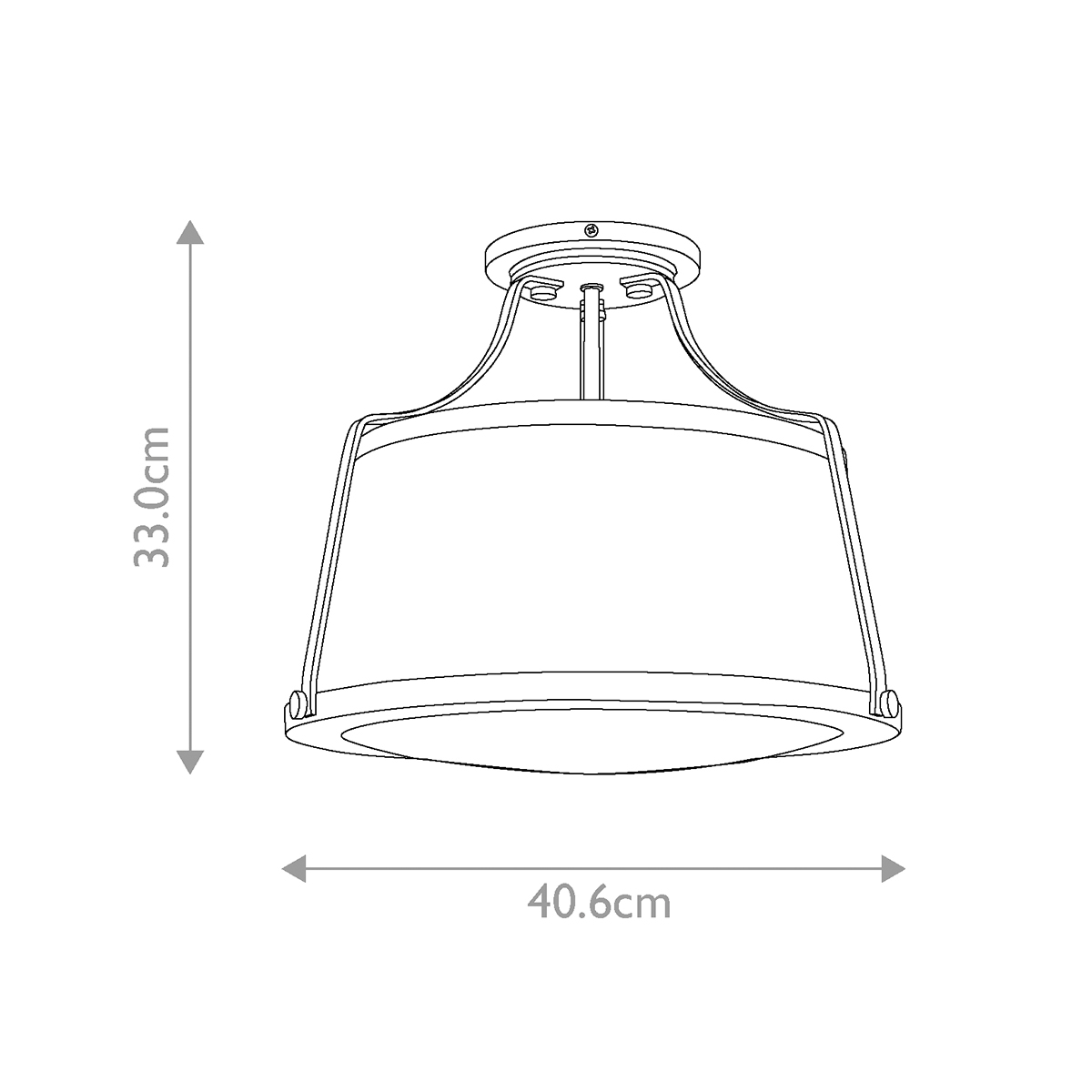 Потолочный светильник Hinkley Lighting, Арт. HK-CHARLOTTE-SF-AN