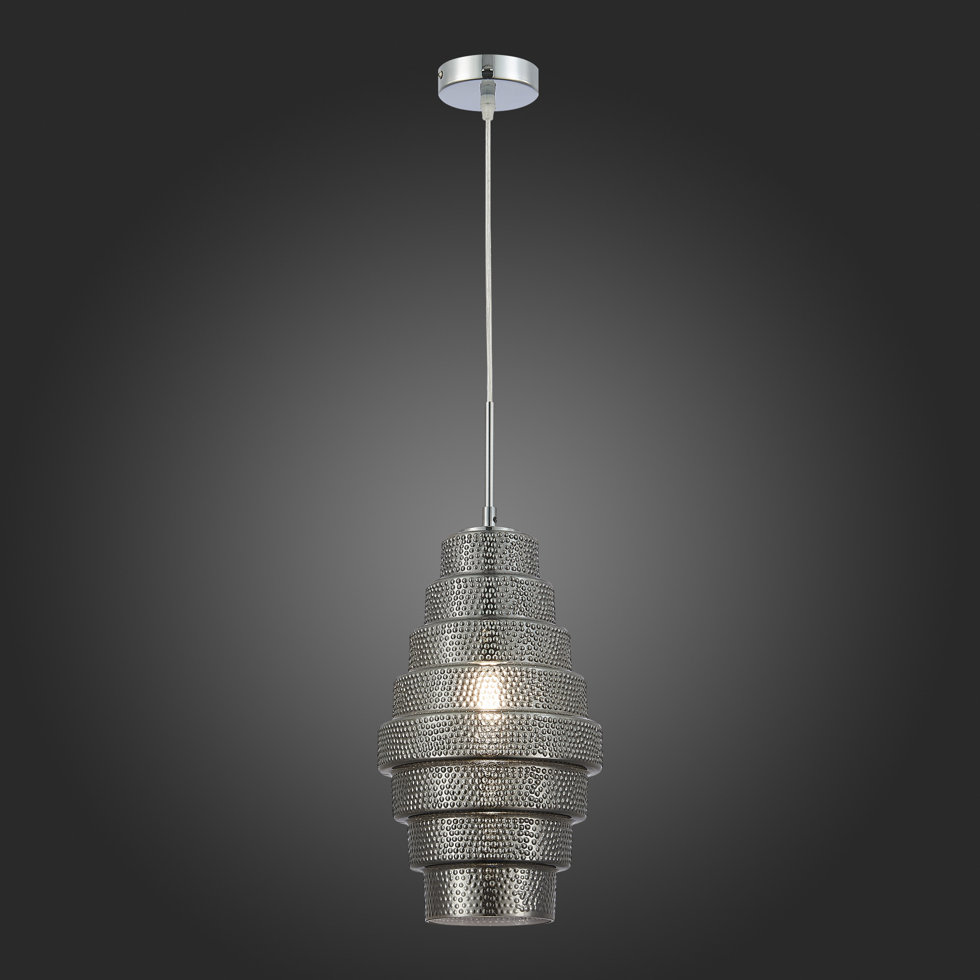 SL1001.103.01 Подвес ST-Luce Хром/Дымчатый E27 1*40W REXITE