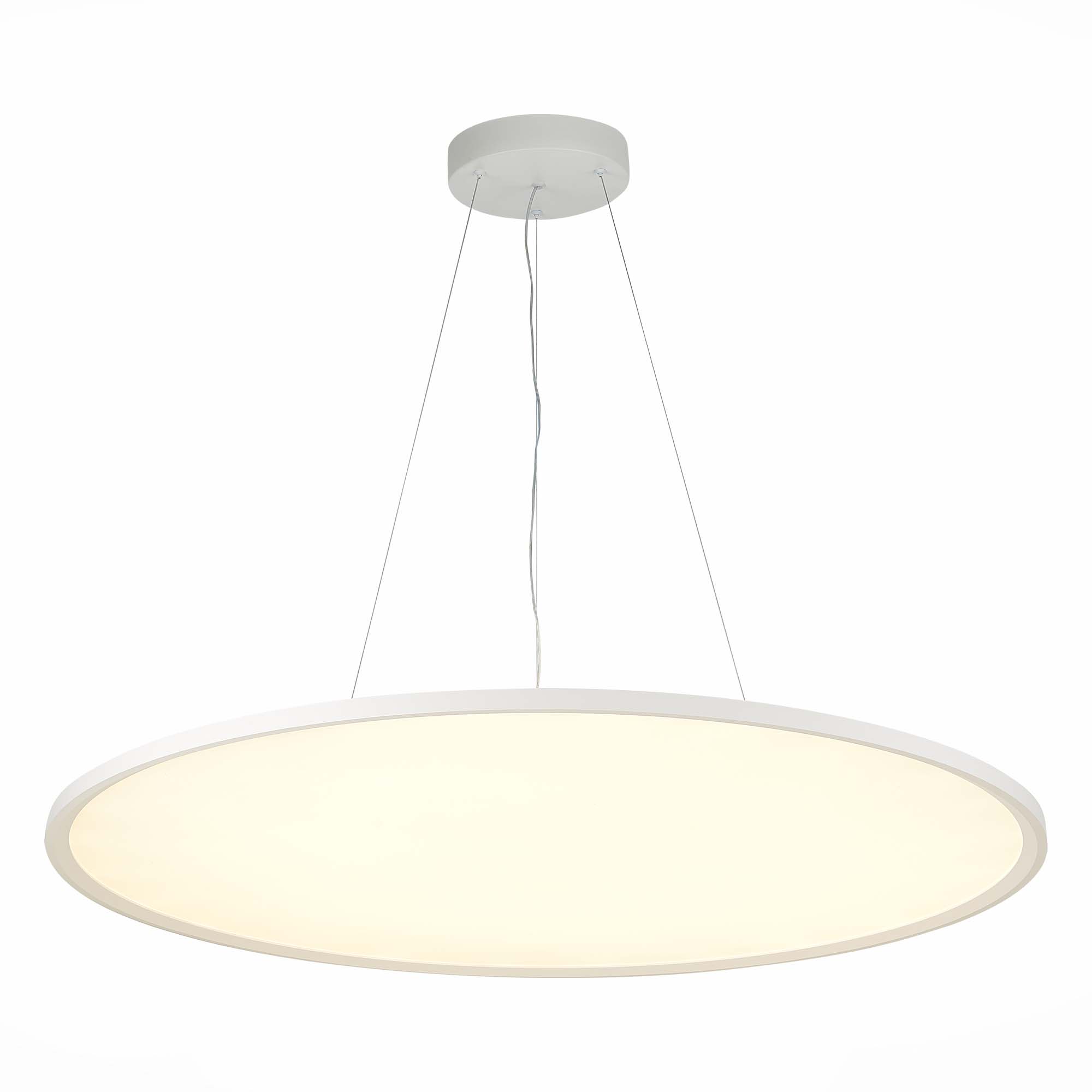 ST602.543.72 Светильник подвесной Белый LED 1*72W 4000K 6 480Lm Ra>80 120 IP20 D780xH35 185-265V Подвесные светильники