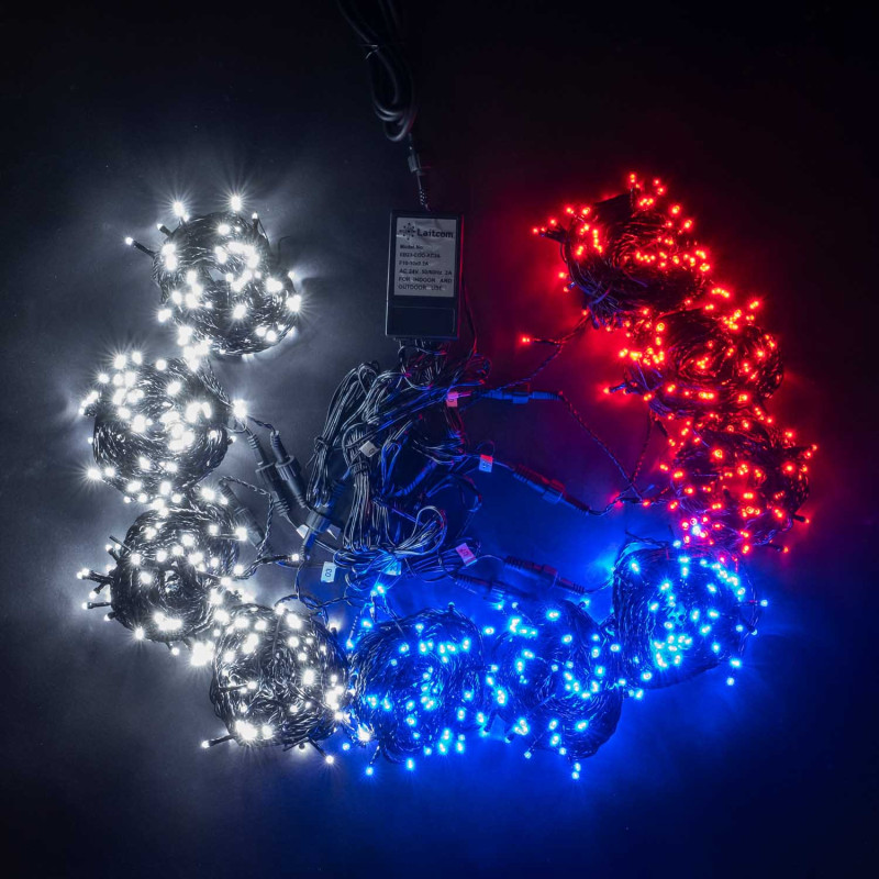 LED гирлянда на деревья Laitcom KFCT1000-10F11-1WBR