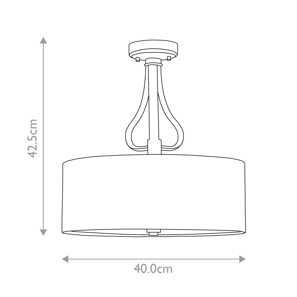 Потолочный светильник для ванных комнат Elstead Lighting, Арт. BATH-FALMOUTH-SF-FG