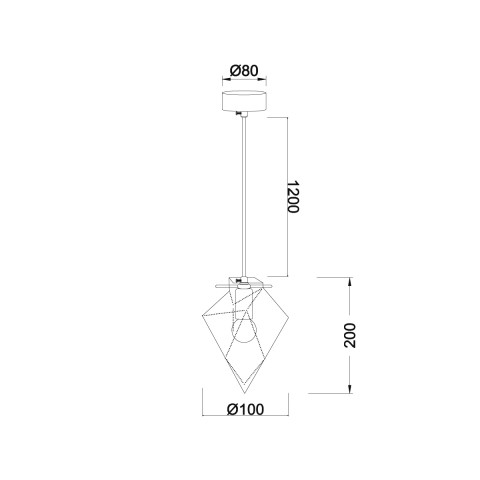 Подвесной светильник Vele Luce VL1154P01