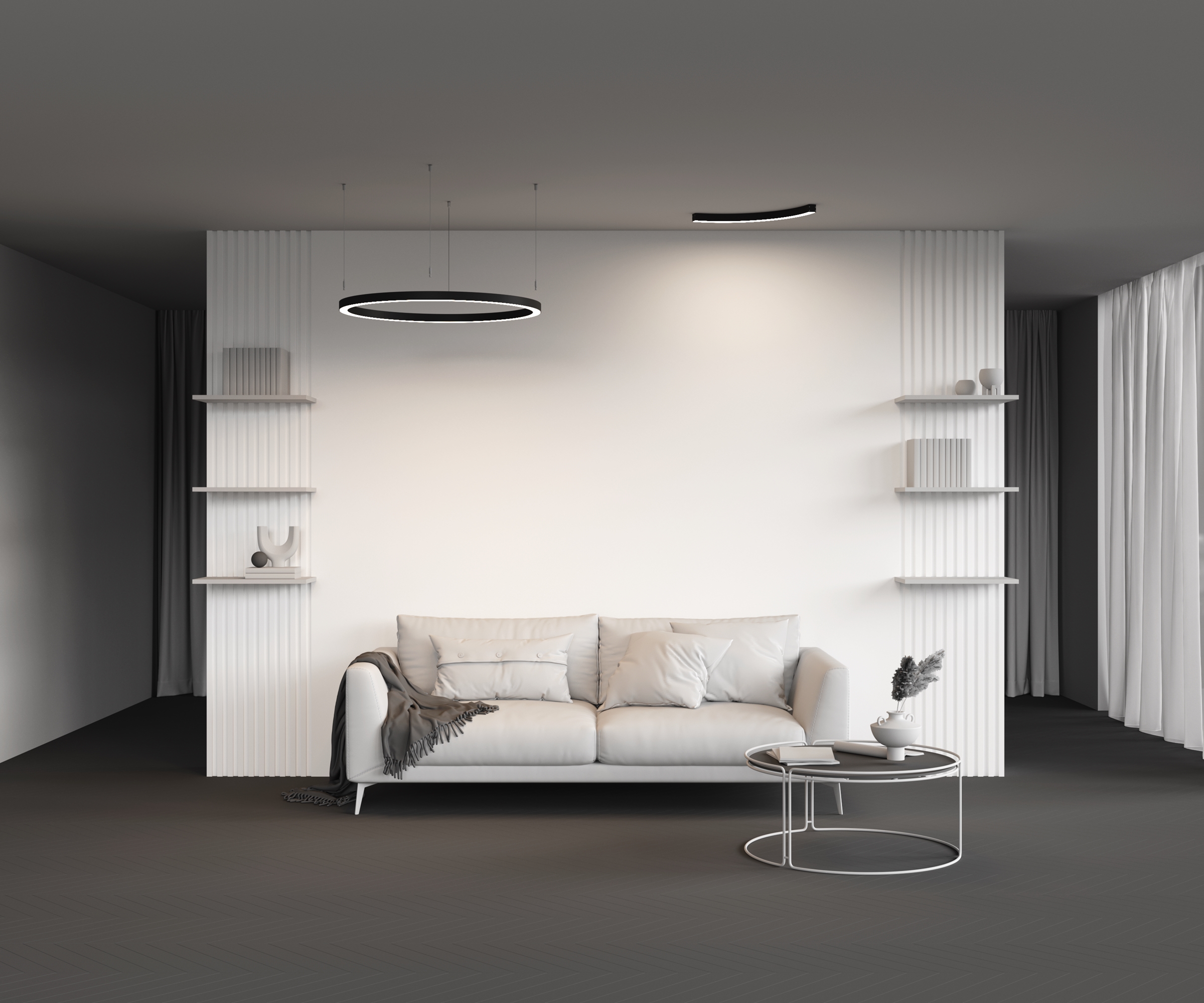 Профиль Led Strip ALM-3535R-B-D-90°-0.8M