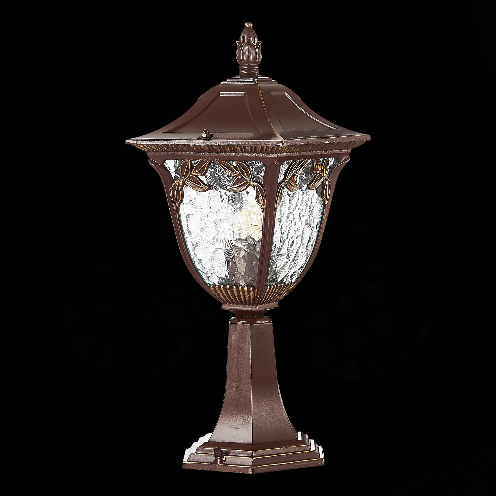 SL083.705.01 Светильник уличный наземный ST-Luce Кофейный/Кофейный, Прозрачный E27 1*60W CHIANI