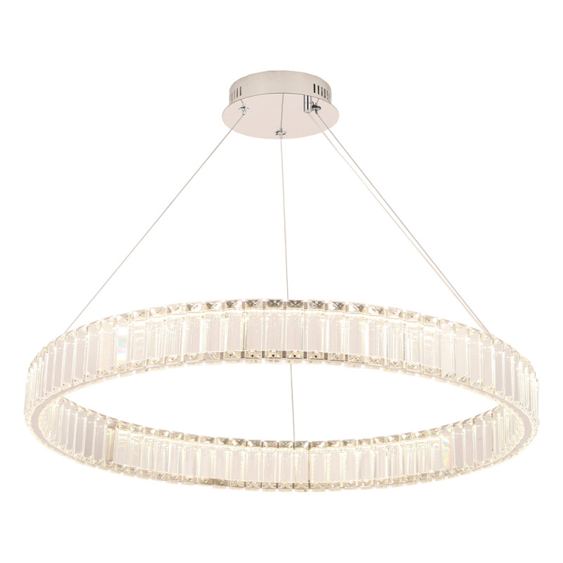 Подвесная люстра Crystal Lux MUSIKA SP70W LED CHROME