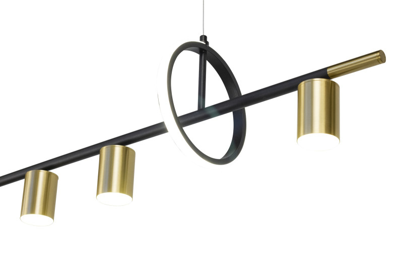 Люстра на штанге AM Group AM438 POLISHED GOLD