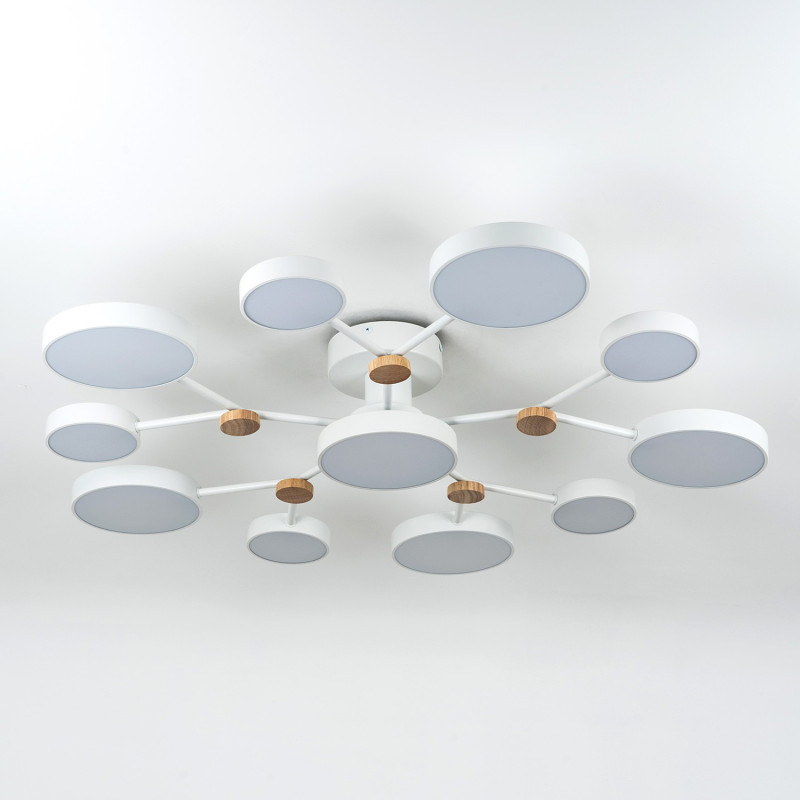 Люстра на штанге LED4U L3201-960 WT