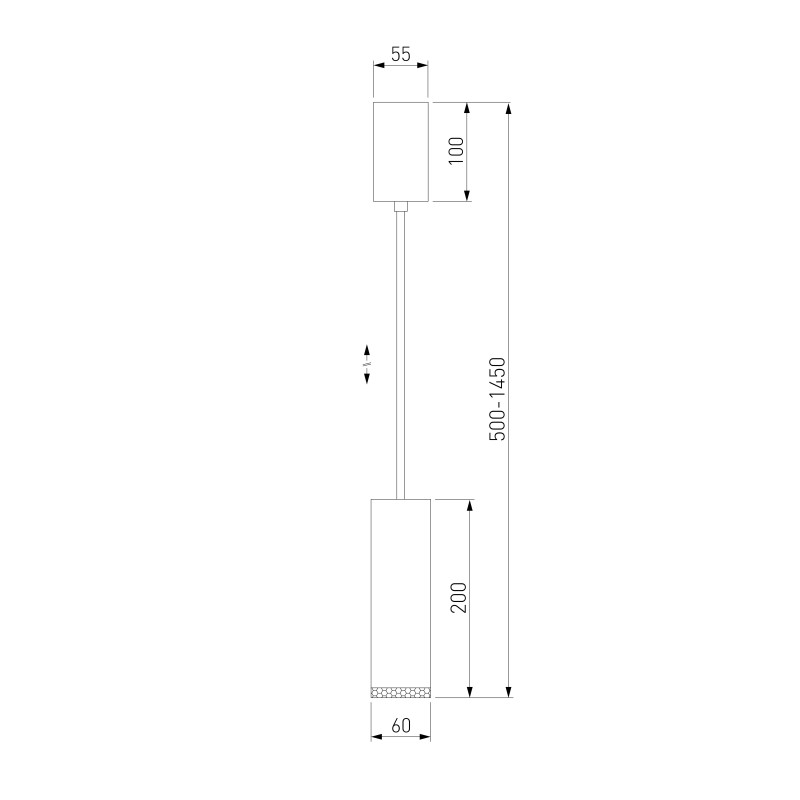 Подвесной светильник Elektrostandard 50244 LED 9W 4200K чёрный