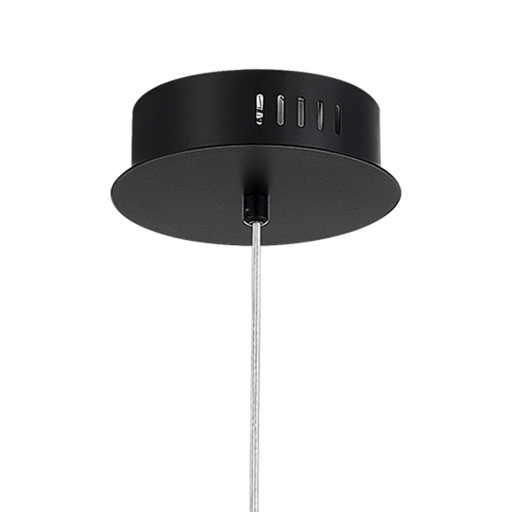 SL6130.403.06 Светильник подвесной ST-Luce Черный/Белый, Дымчатый LED 1*8W 3000K ICE