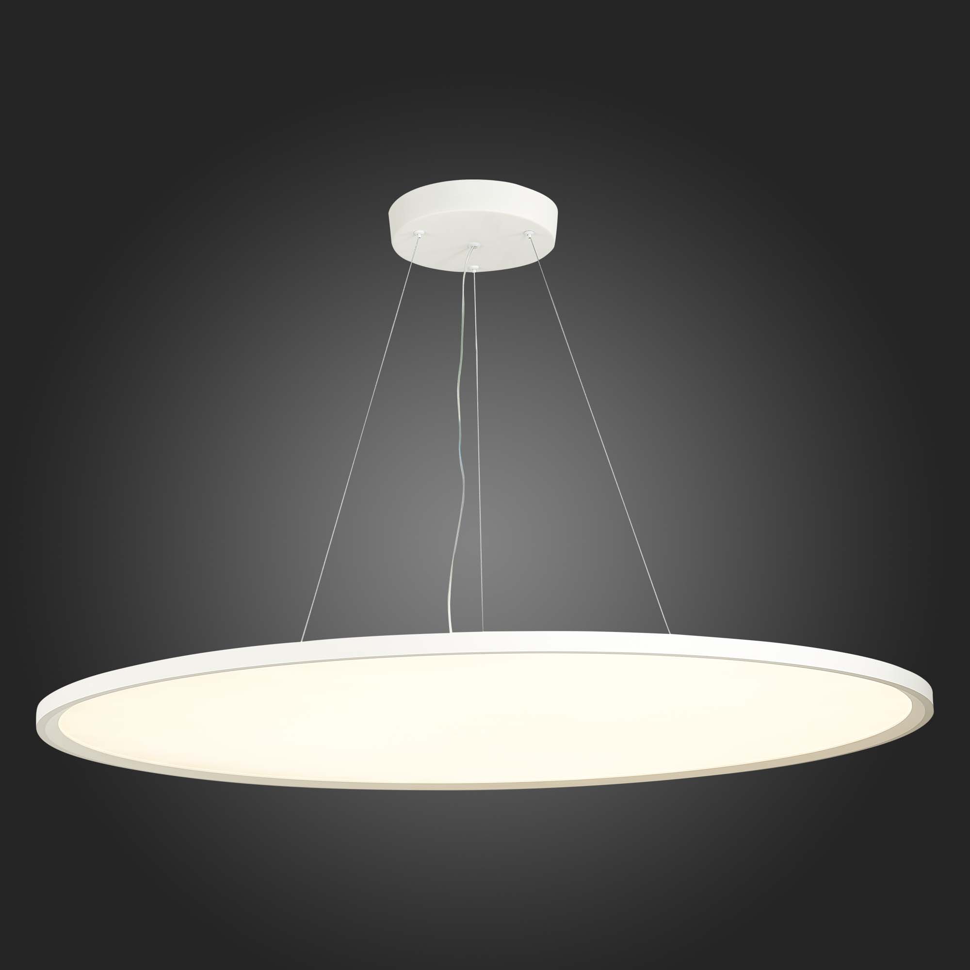 ST602.543.120 Светильник подвесной Белый LED 1*120W 4000K 10 800Lm Ra>80 120 IP20 D1 200xH35 185-265 Подвесные светильники
