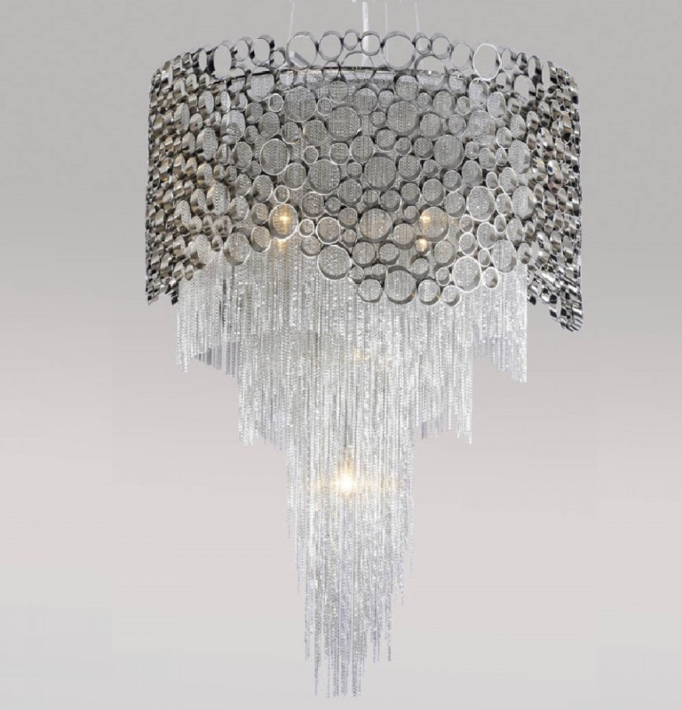 Каскадная люстра Crystal Lux HAUBERK SP-PL8 D60