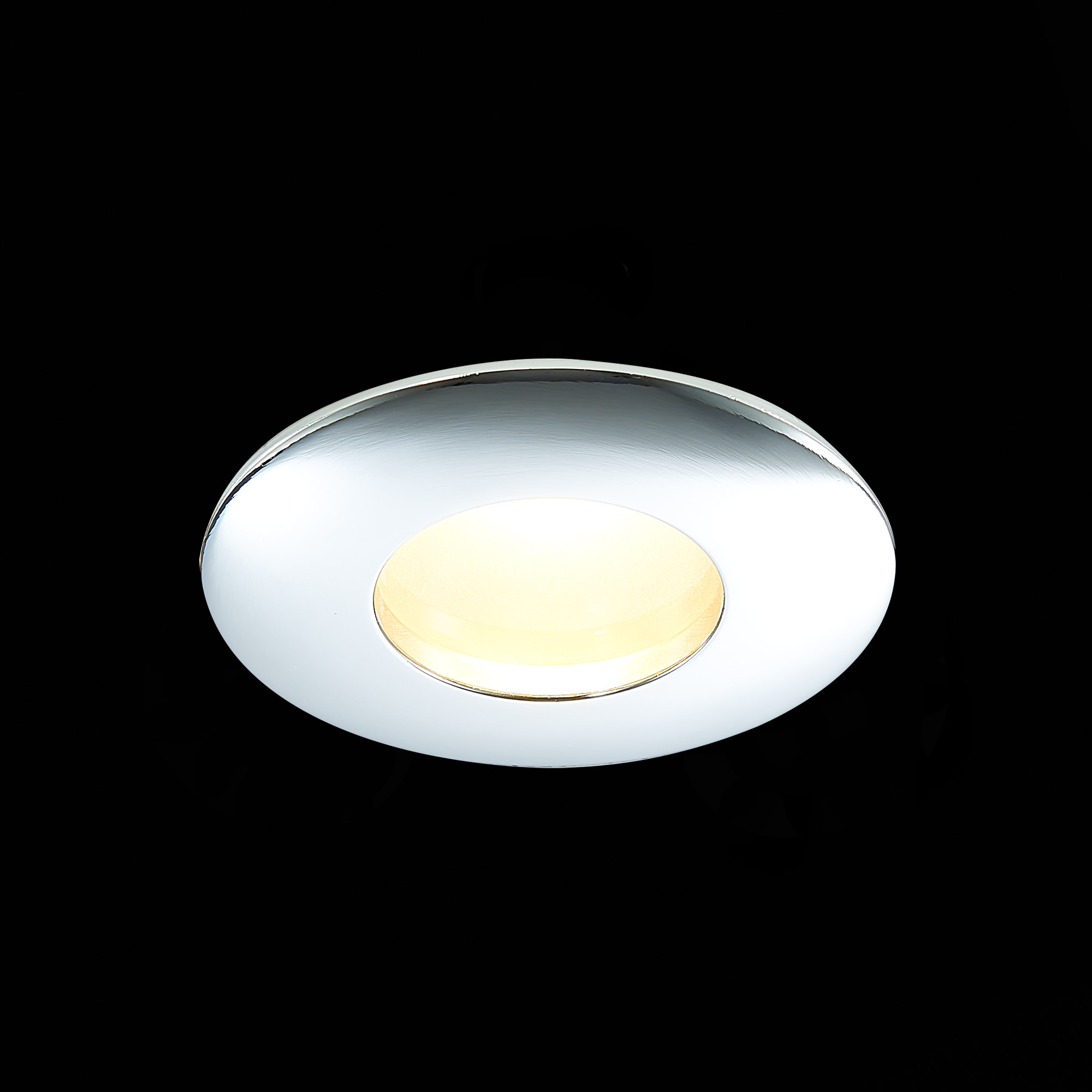 ST213.108.01 Св-к встр. Хром GU10 1*50W  IP44 D84xH50 220V Без ламп Встраиваемые светильники