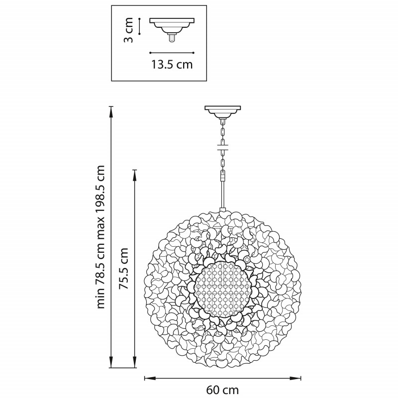 Подвесная люстра Lightstar 727081
