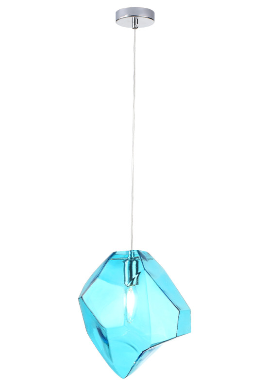 Потолочный детский светильник Crystal Lux NUESTRO SP1 CHROME/BLUE