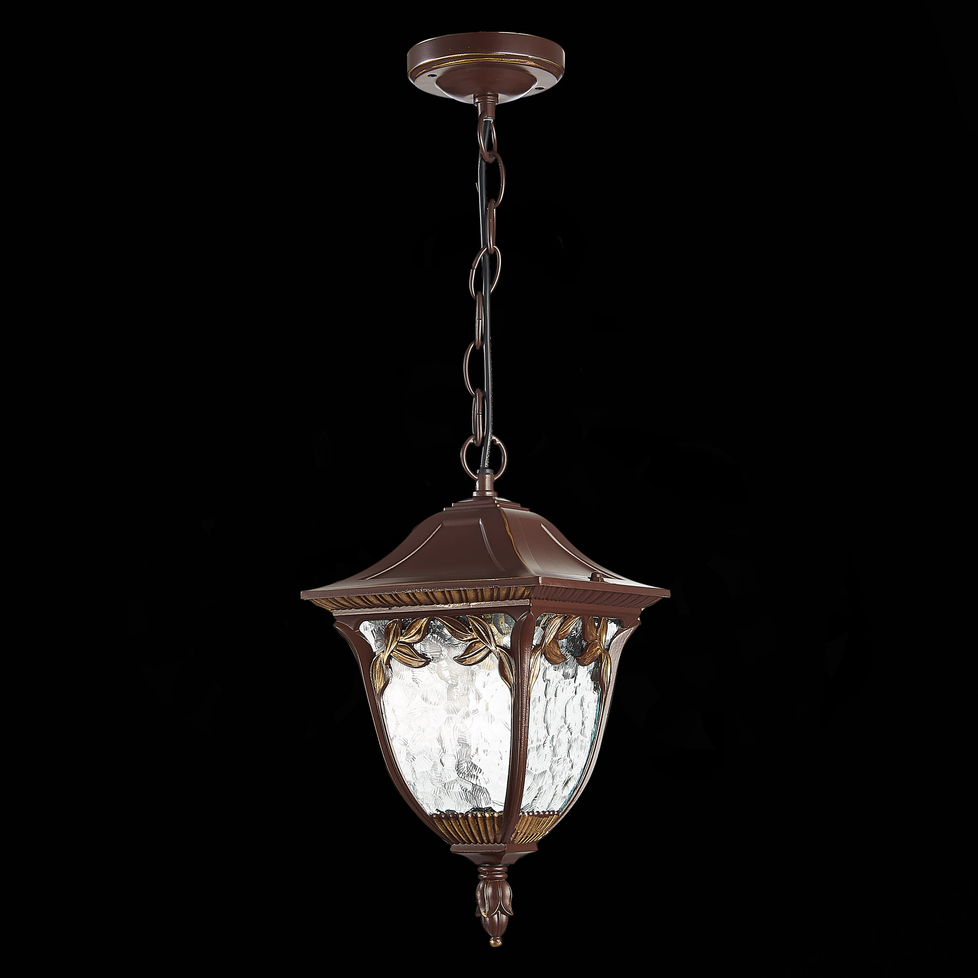 SL083.703.01 Светильник уличный подвесной ST-Luce Кофейный/Кофейный, Прозрачный E27 1*60W CHIANI