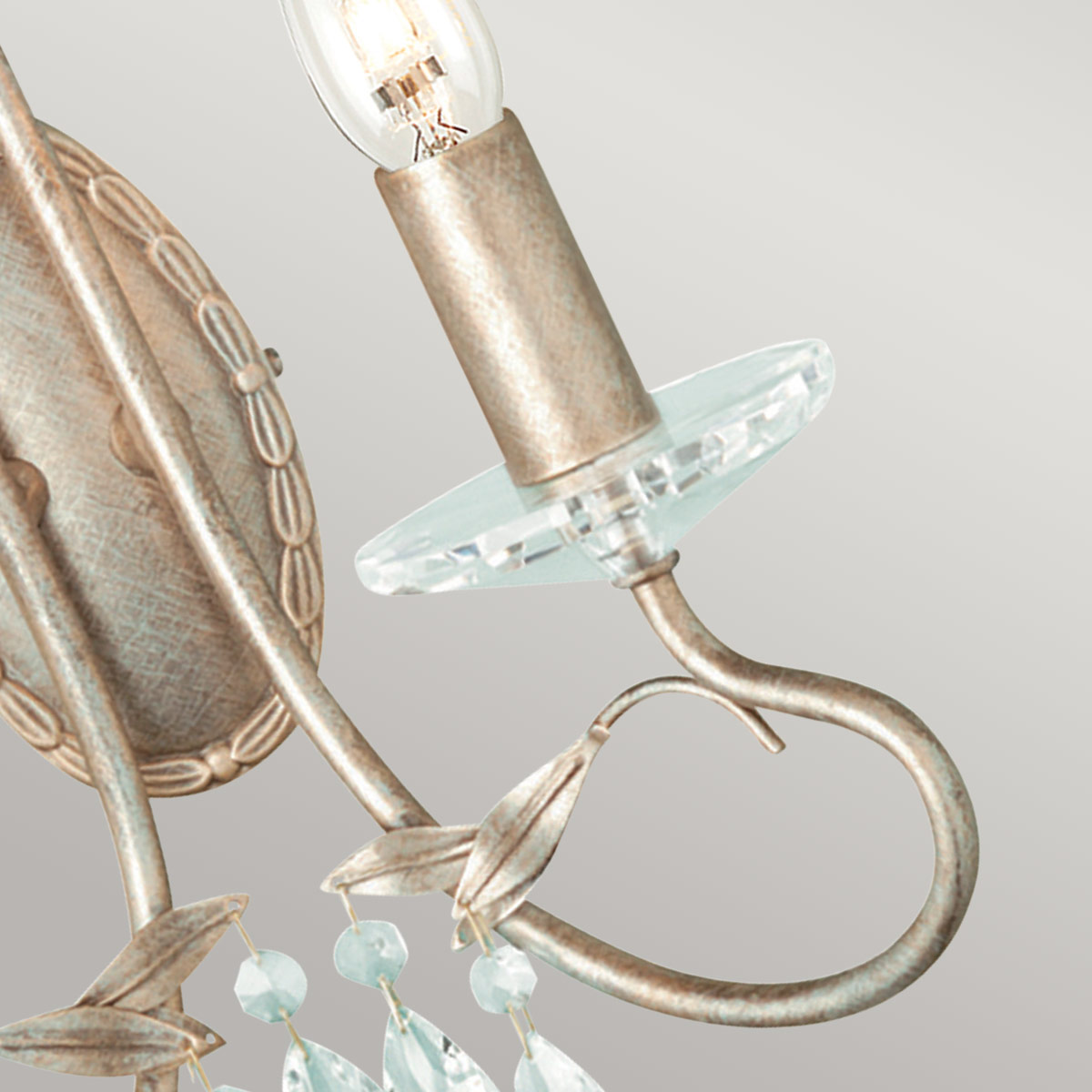 Бра Elstead Interior, Арт. CRT2-SILVER-GOLD