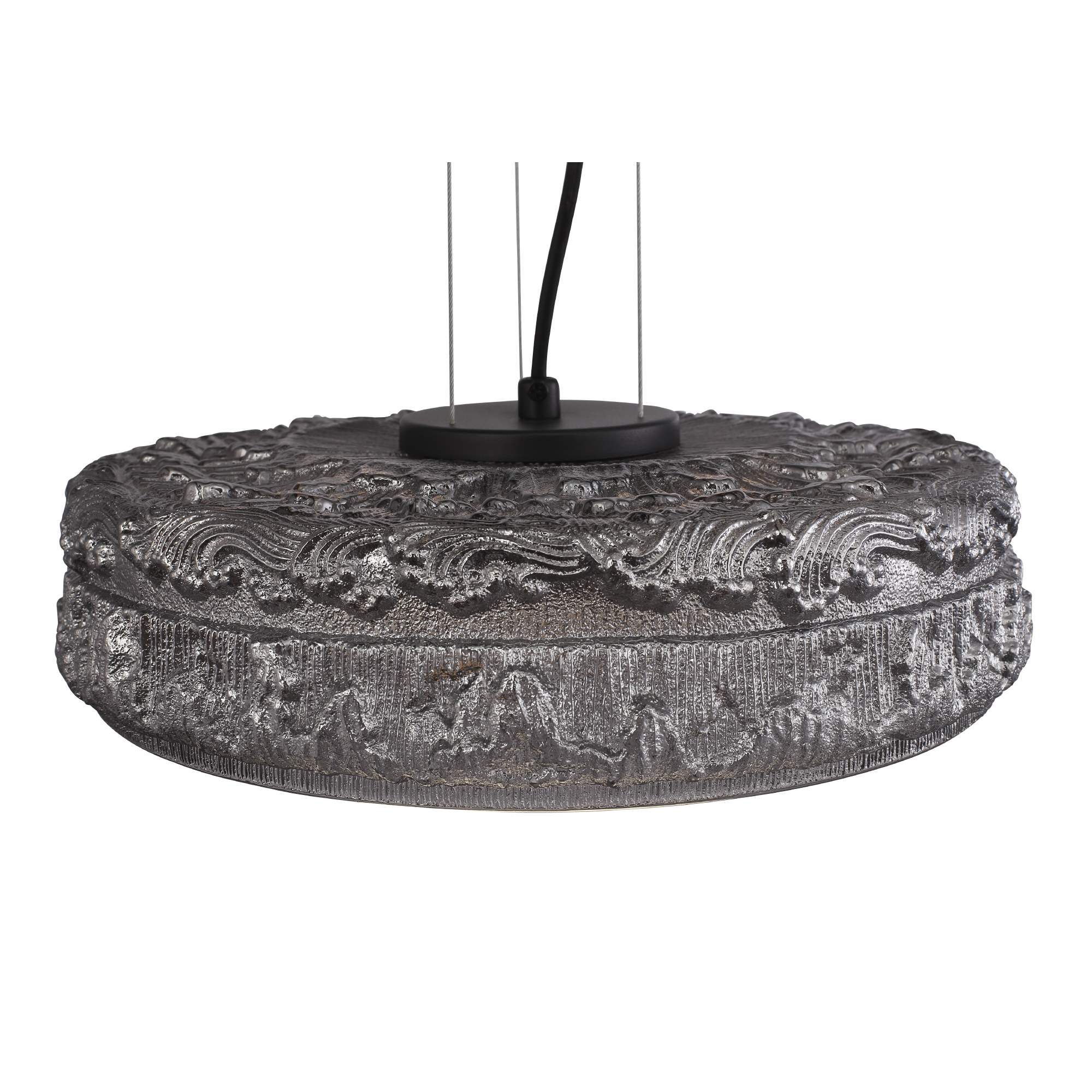 SL6143.413.01 Светильник подвесной ST-Luce черный/дымчатый LED 1*15W 4000K ANTIKE
