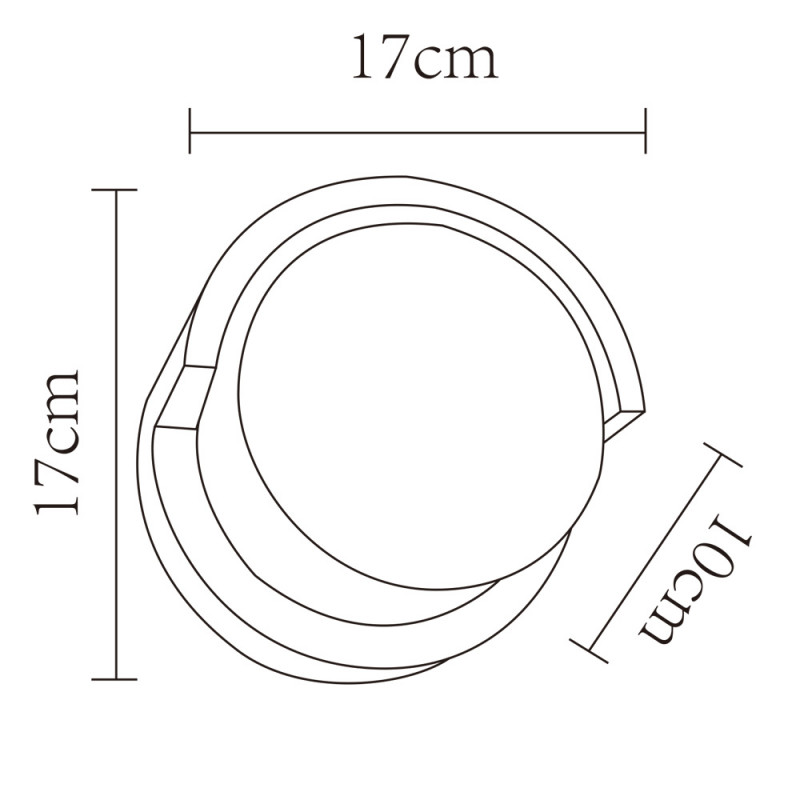 Светильник настенный ARTE Lamp A8159AL-1WH