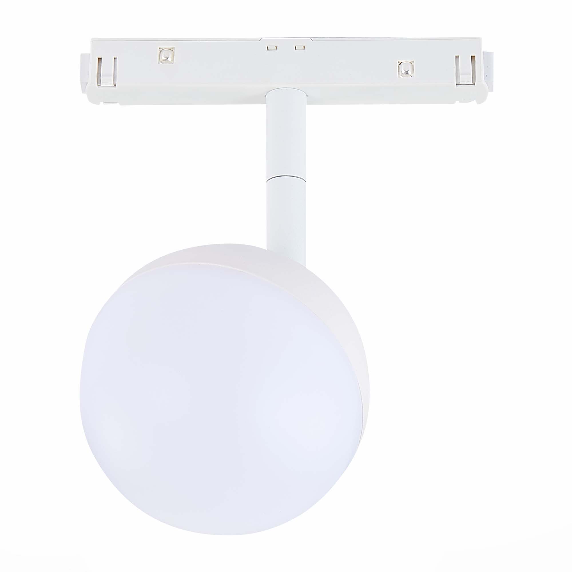 ST358.536.07 Магнитный трековый светильник Белый LED 1*7W 3000K 520Lm Ra>80 120° IP20 L120xW90xH192 SKYLINE 48