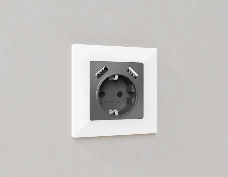 Розетка Ambrella Volt MA659010