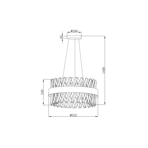 Подвесная люстра Vele Luce VL3073P21