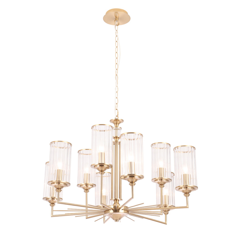 Подвесная люстра Crystal Lux GLORIA SP9 BRASS