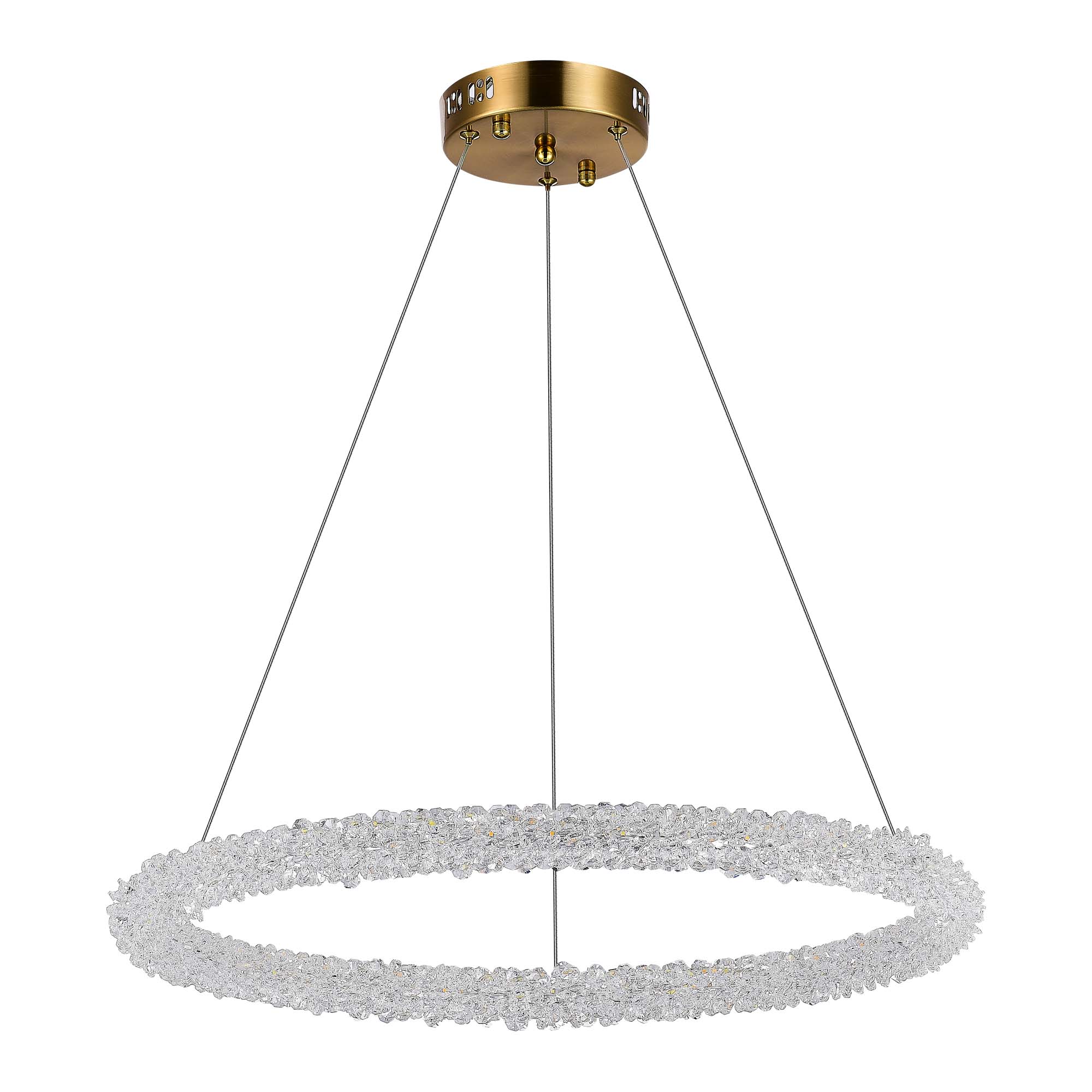 SL6110.213.01 Люстра подвесная ST-Luce Золотистый/Золотистый LED 1*35W 3000 - 6500K AVANA