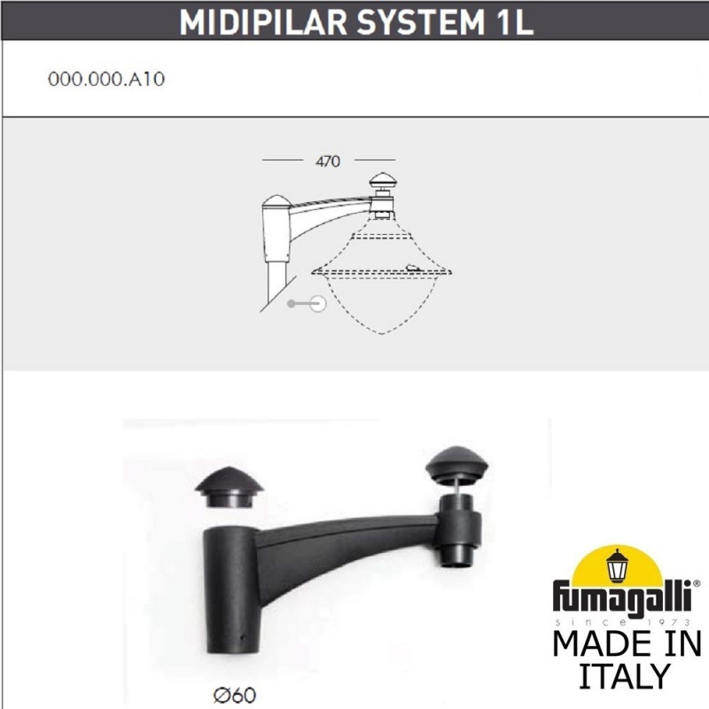 Садово-парковый светильник Fumagalli G41.372.A10.AYE27