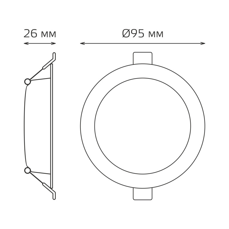 Светильник Downlight Gauss 9029420205T