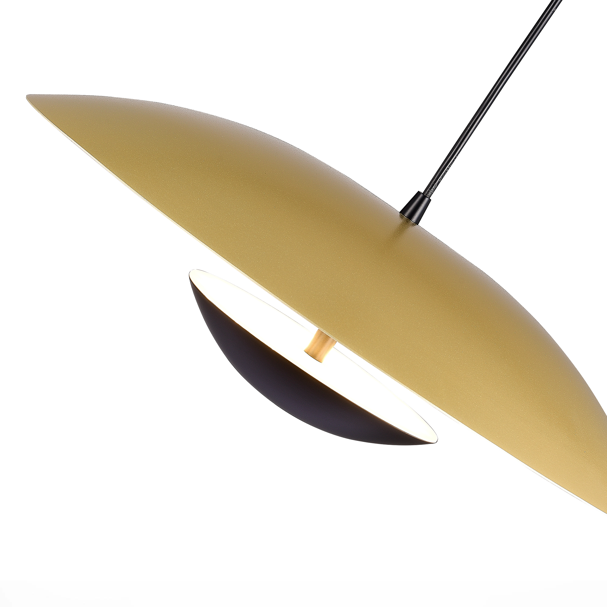 Уценка SL6502.203.01 Светильник подвесной ST-Luce Золотистый,Черный/Золотистый LED 1*35W 3000K ARMONICO