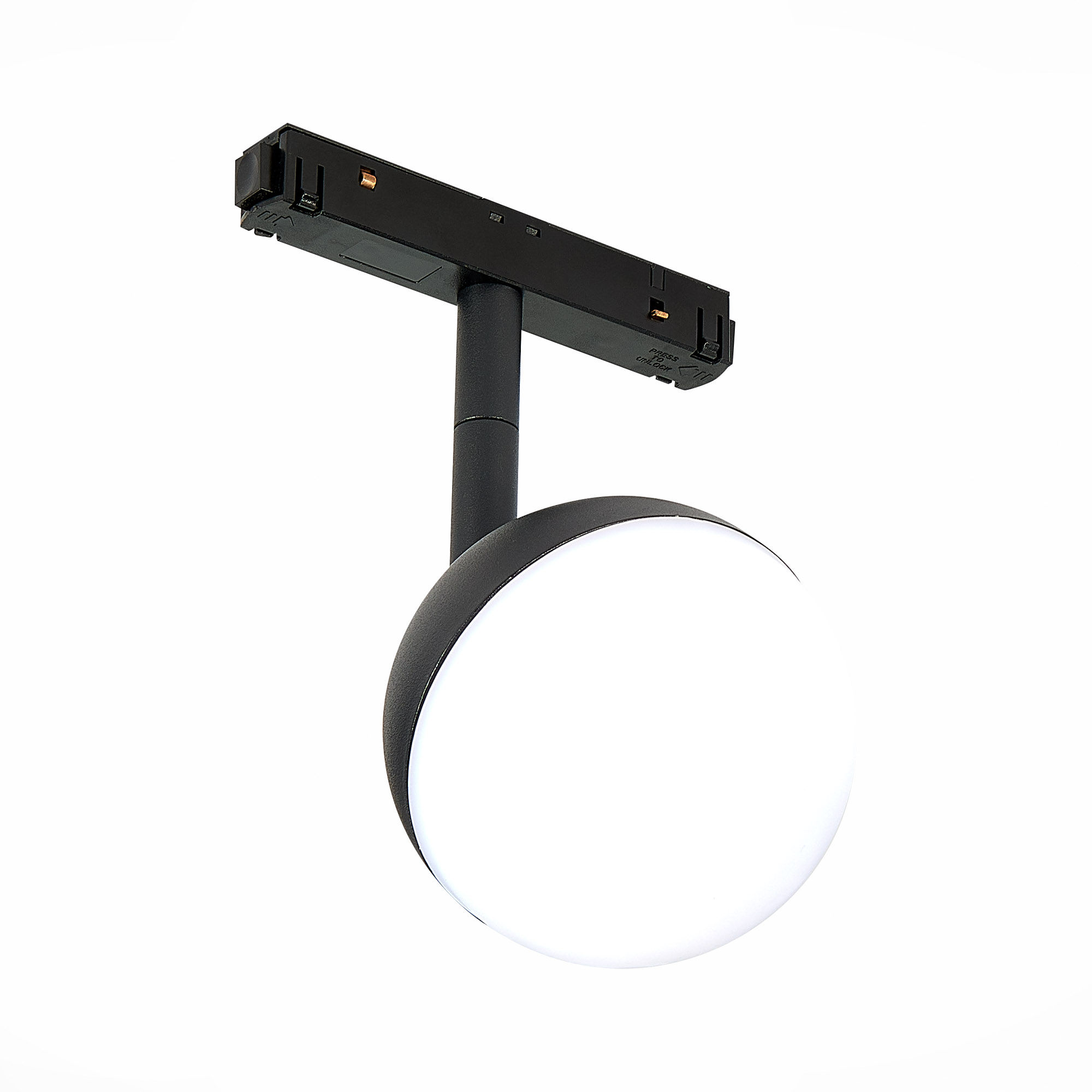 ST358.436.07 Магнитный трековый светильник Черный LED 1*7W 3000K 520Lm Ra>80 120° IP20 L120xW90xH192 SKYLINE 48