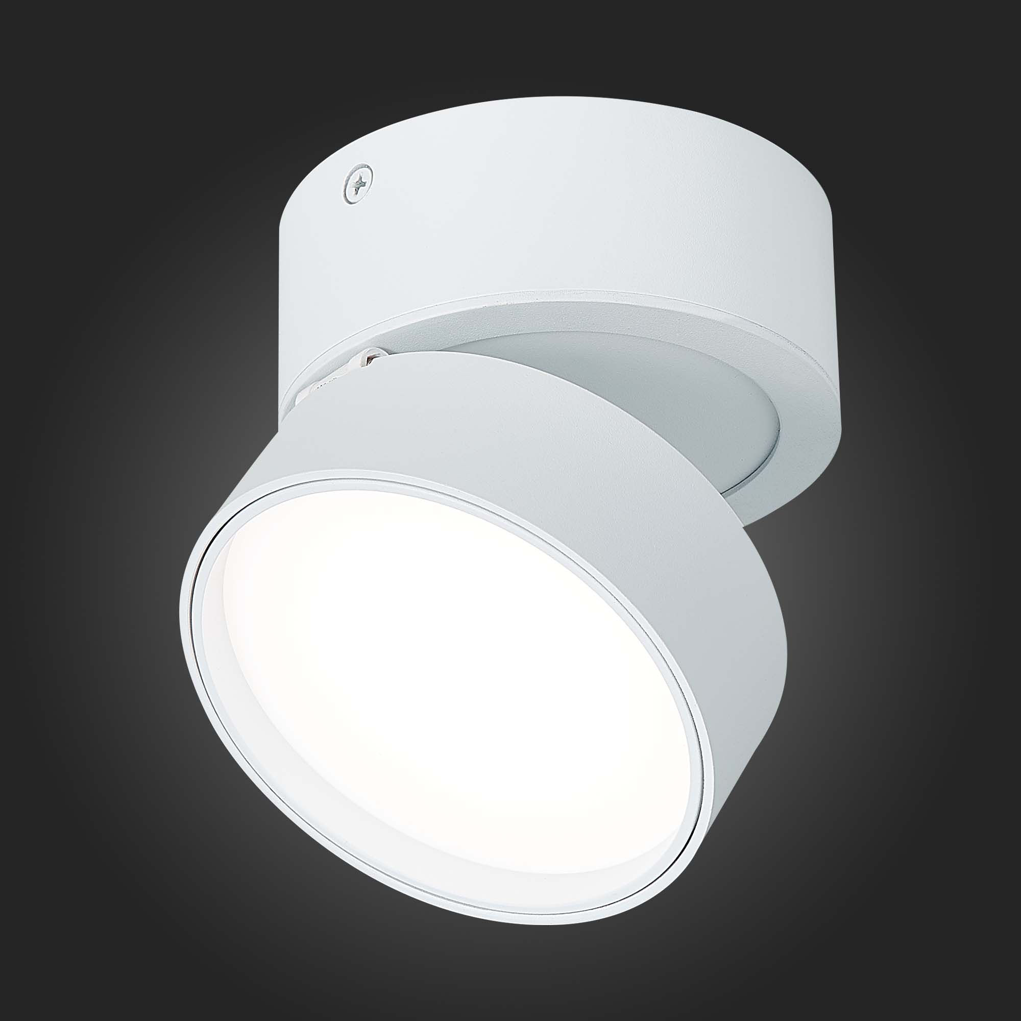 ST651.542.14 Светильник потолочный поворотный Белый LED 1*14W 4000K 1 100Lm Ra>90 120° IP20 D105xH88 Накладные светильники