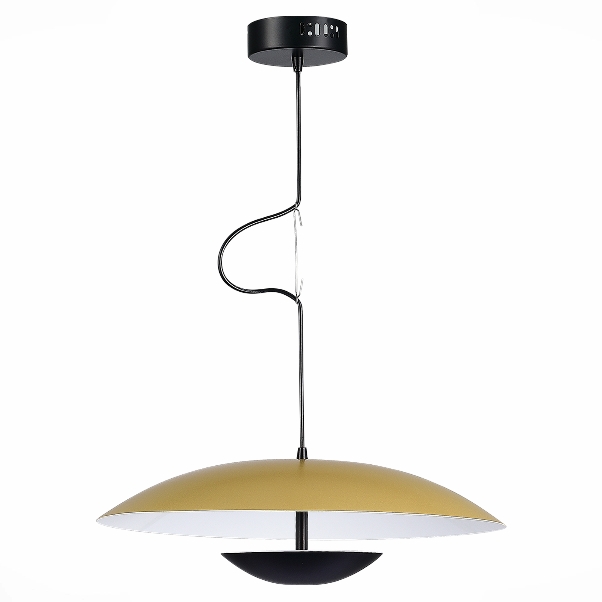 Уценка SL6502.203.01 Светильник подвесной ST-Luce Золотистый,Черный/Золотистый LED 1*35W 3000K ARMONICO