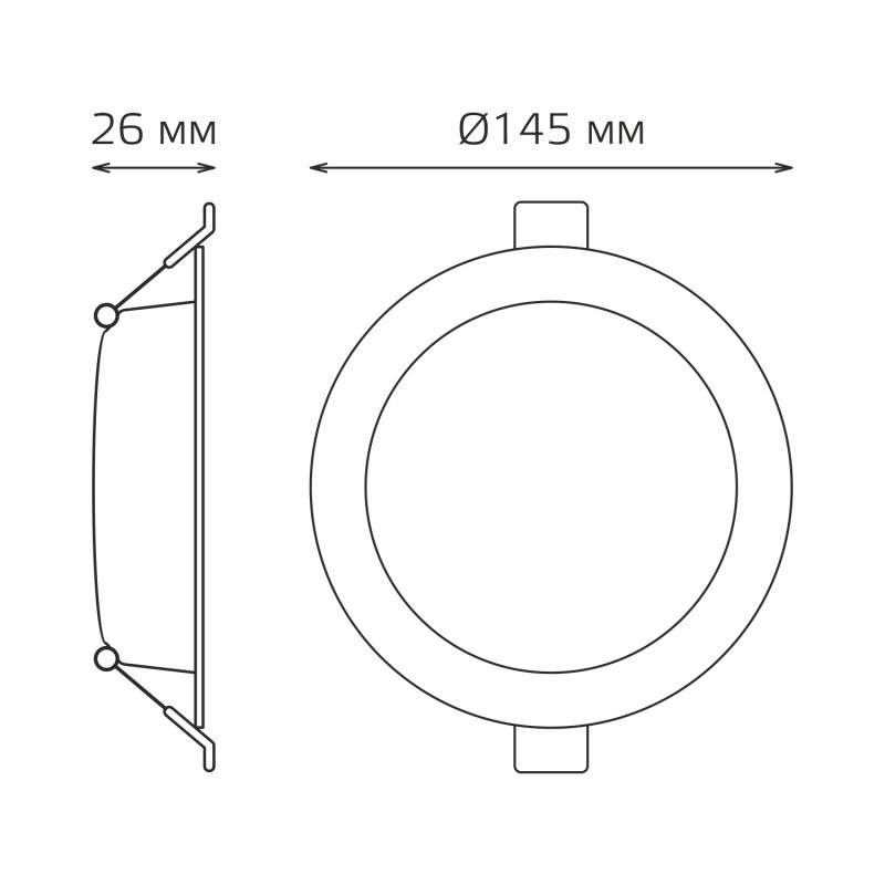 Светильник Downlight Gauss 9030420212