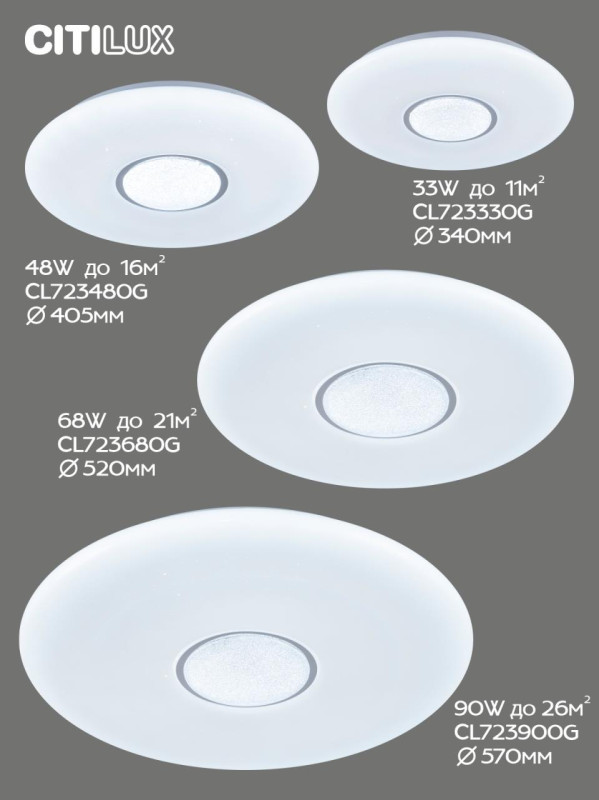 Накладной светильник Citilux CL723330G