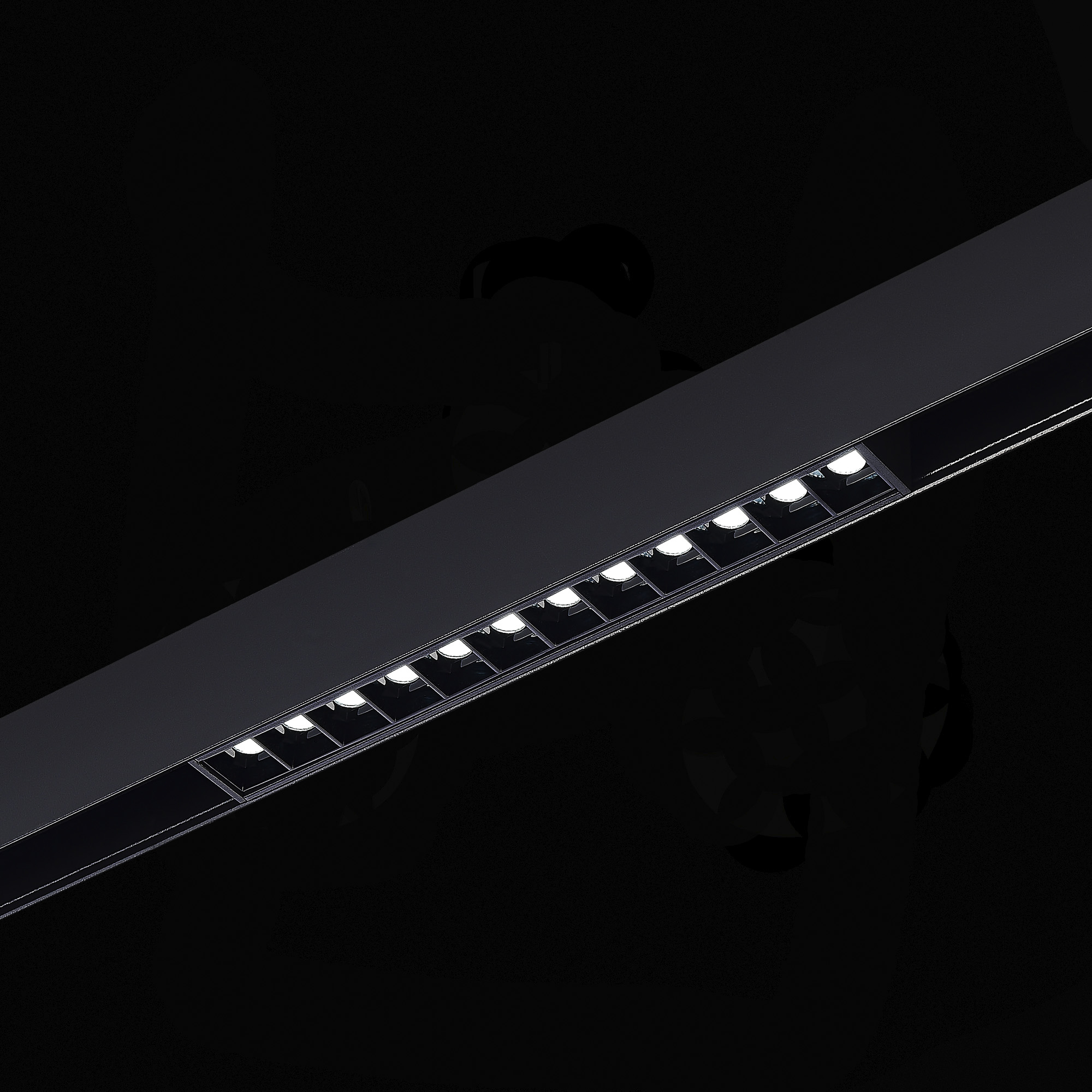 ST371.406.12DALIDT8 Магнитный трековый светильник SMART Черный LED 1*12W 2700K-6500K 1 080Lm Ra90 36 SKYLINE 48