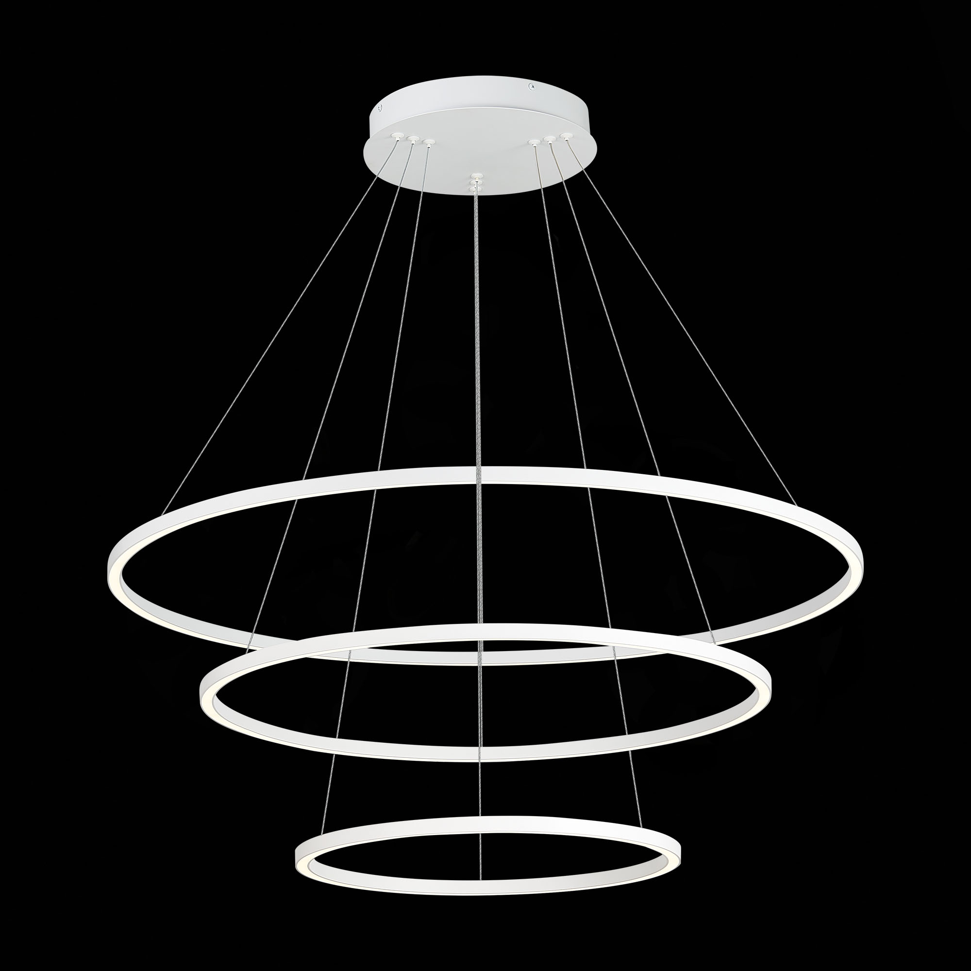 ST605.503.114 Cветильник подвесной SMART ST-Luce Белый/Белый LED 1*114W 2800-6500K AURA