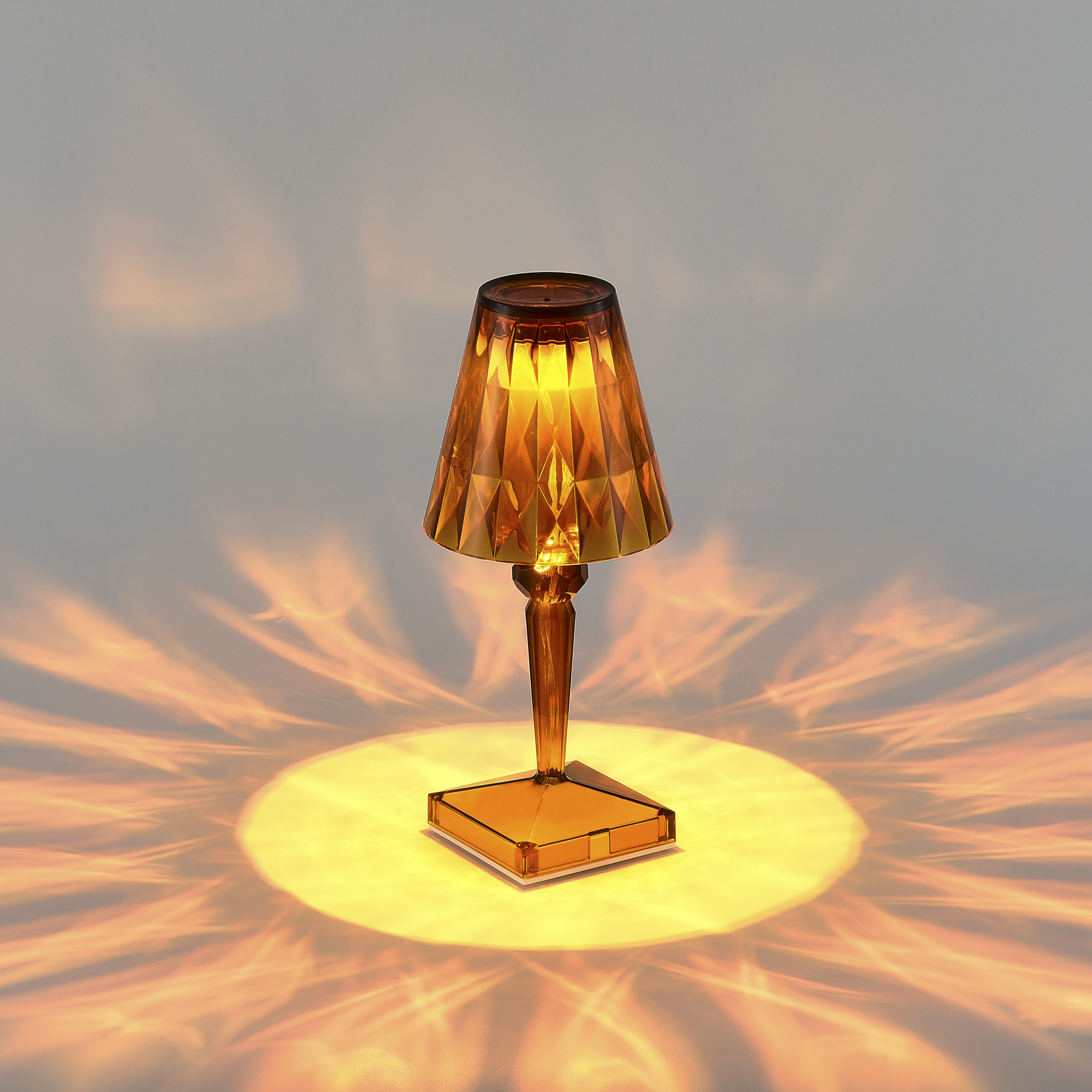 SL1010.724.01 Прикроватная лампа ST-Luce Оранжевый/Оранжевый LED 1*2W 3000K - 6000K SPARKLE