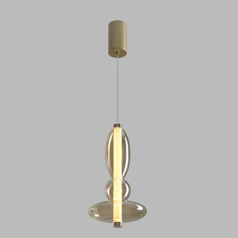 Подвесной светильник Crystal Lux QUASAR SP10W LED AMBER
