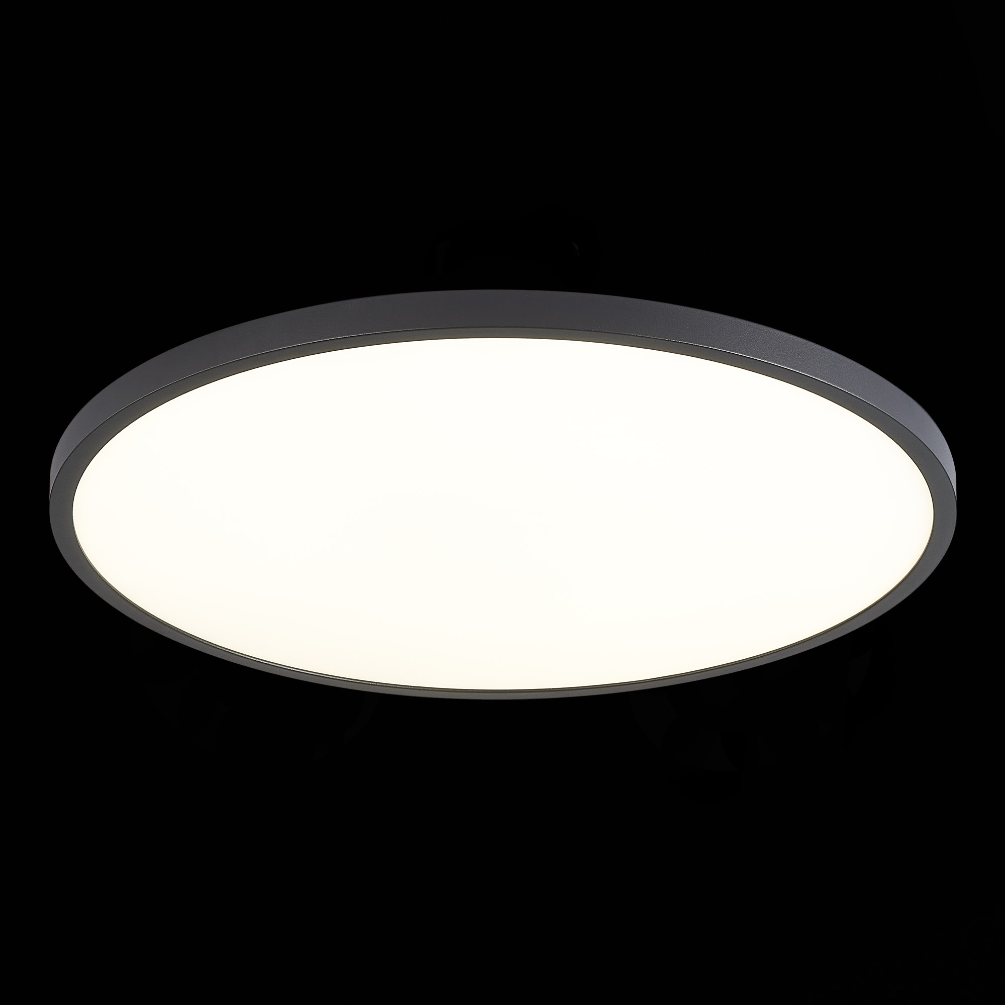 ST601.442.48 Светильник потолочный Черный LED 1*48W 4000K 4 320Lm Ra>90 120° IP20 D600xH27 185-265V Накладные светильники
