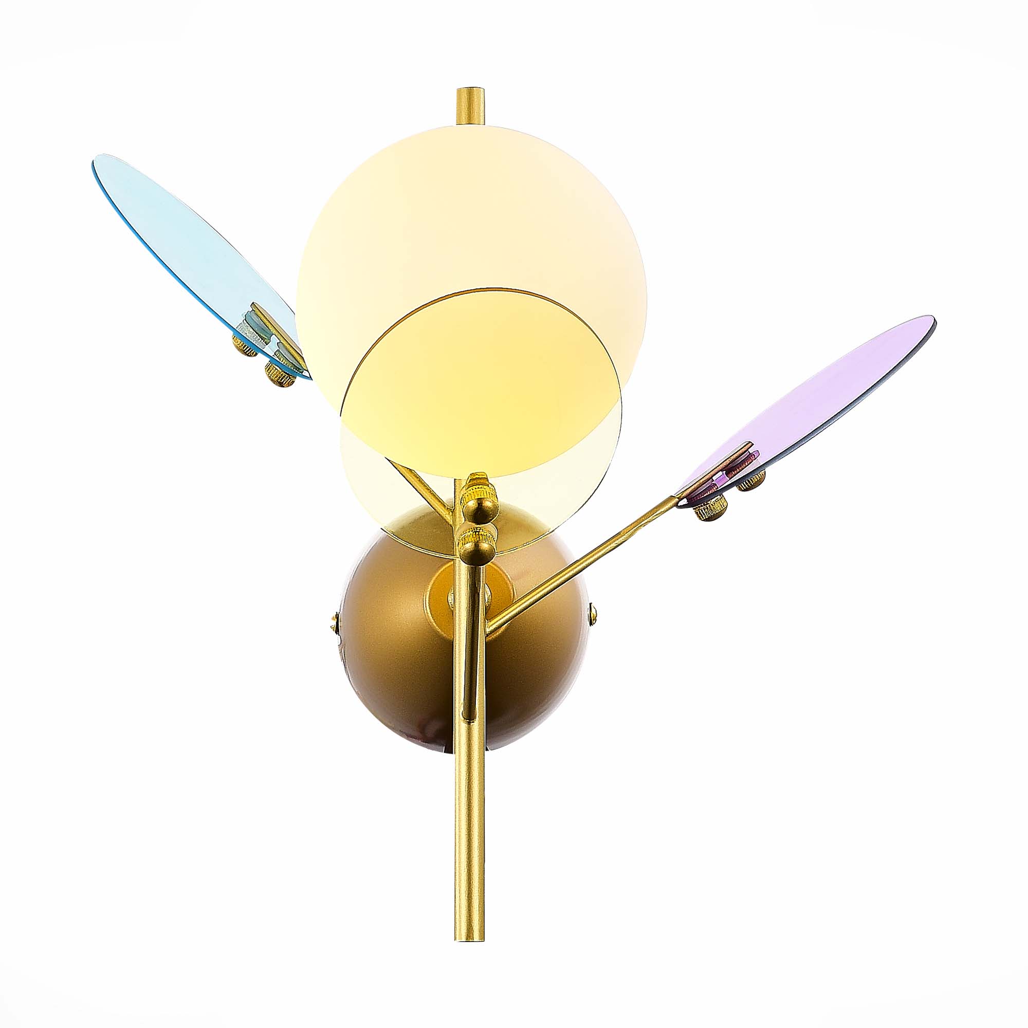 SLE2502-201-01 Светильник настенный Золотистый/Разноцветный G9 LED 1*5W VOLA