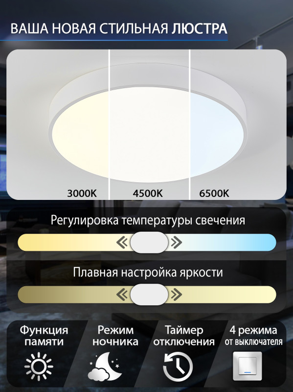 Накладной светильник Natali Kovaltseva LED LAMPS 81111/5C