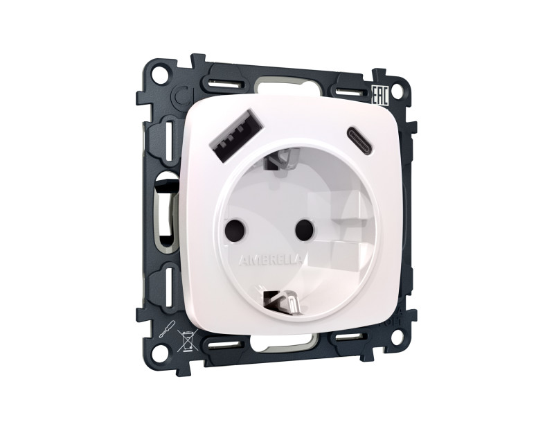 Розетка Ambrella Volt MO210010